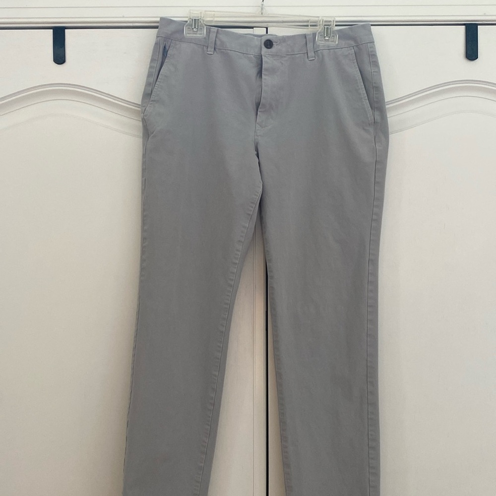 Bonobos Chinos in gray. Slim fit. 34x34.